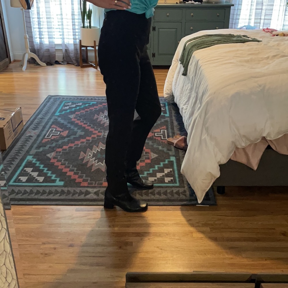 High Rise Plaid Pants - Picture 4 of 13